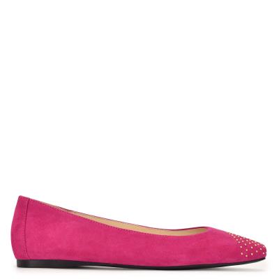 Nine West Aloha Studded Square-Kappe Rosa | 7015FDHSQ