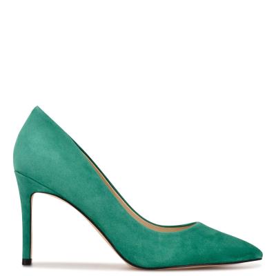 Nine West Ezra Pointy Kappe Grün | 3745OVBLG