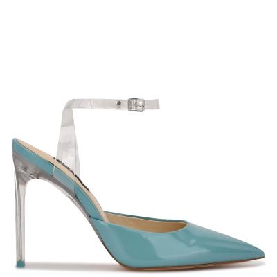 Nine West Sparkea Ankle Riemen Blau | 7906AICNK