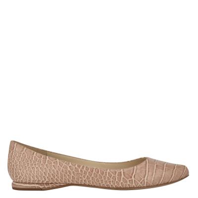 Nine West Speakup Almond Kappe Rosa Schlangenoptik | 9421UTVMS