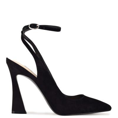 Nine West Tabita Ankle Riemen Kleider Schwarz | 6012LOKSI