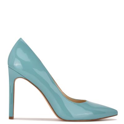 Nine West Tatiana Pointy Kappe Blau | 7108UDGAC