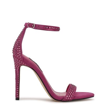 Nine West Toria Ankle Dunkelrosa | 6937ULMCF