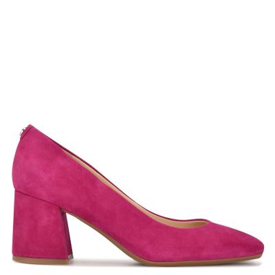 Nine West Vibe 9x9 Block Heel Rosa | 1607BGNXS