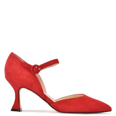 Nine West Wanah Pointy Kappe Rot | 5093FZLWB