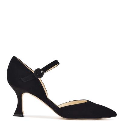 Nine West Wanah Pointy Kappe Schwarz | 2738MPDLG