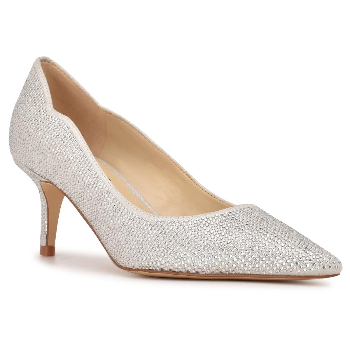 Nine West Abaline Rhinestone Pointy Kappe Silber | 0159IVQSN