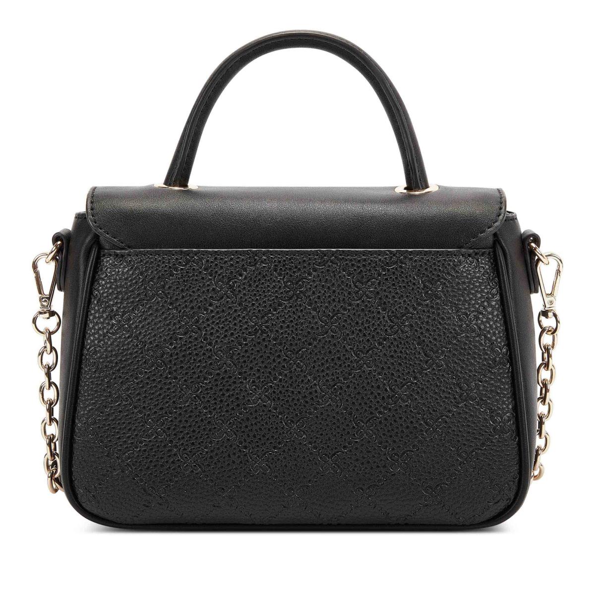 Nine West Addy Mini Top Handle Flap Schwarz | 2698LYZOU