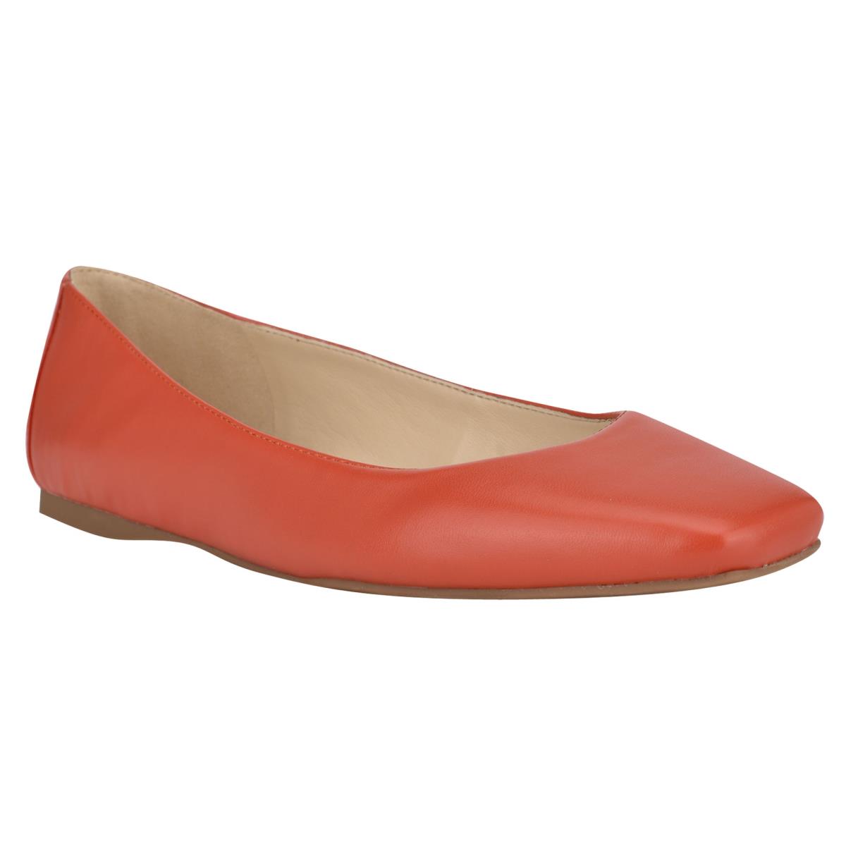 Nine West Alena Square-Kappe Orange | 0963FEUOD