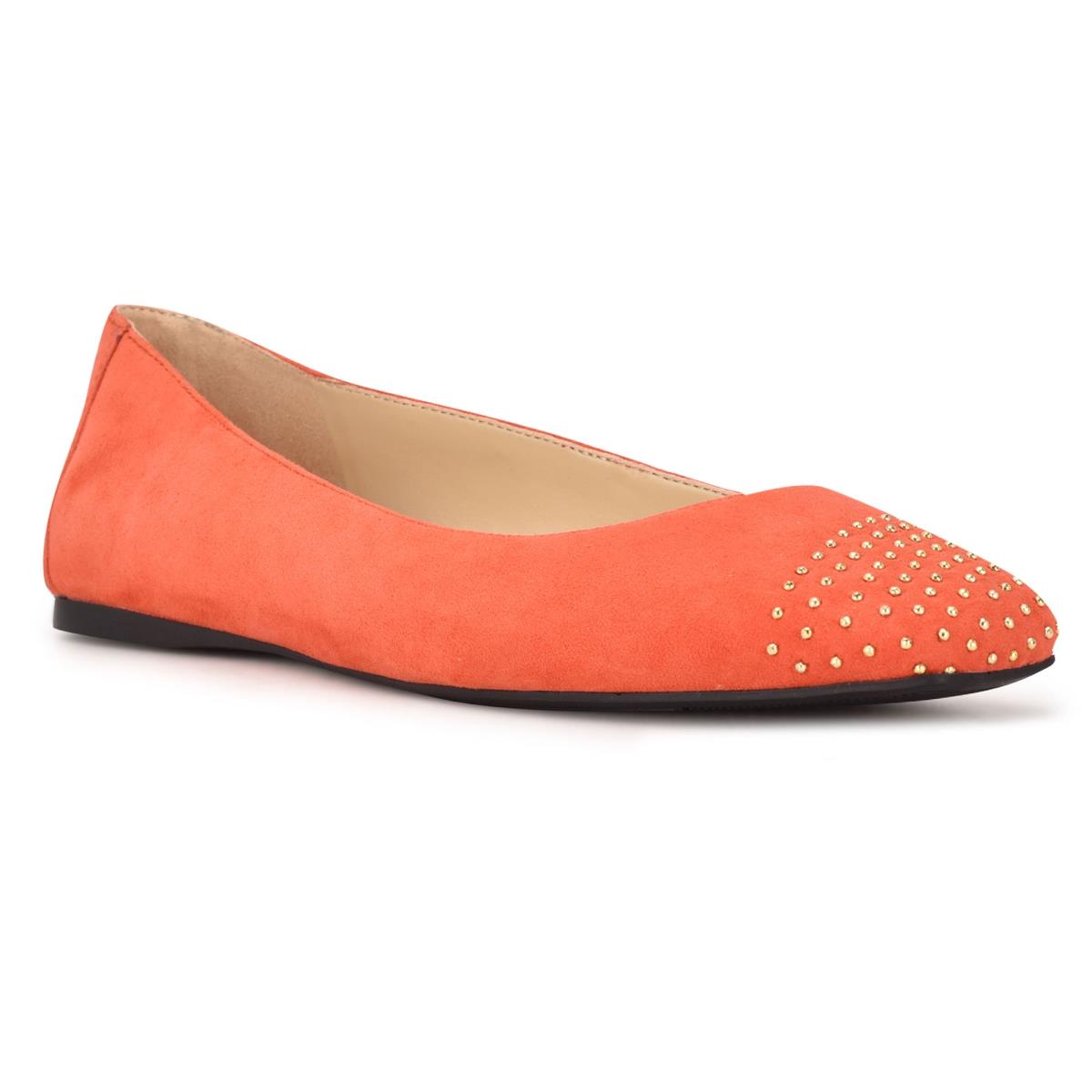 Nine West Aloha Studded Square-Kappe Rot | 1904SDFPK