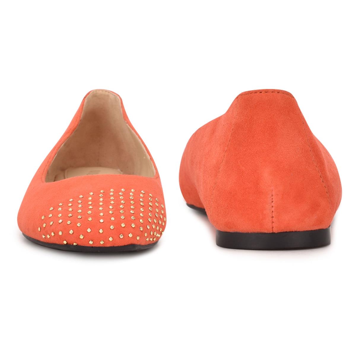 Nine West Aloha Studded Square-Kappe Rot | 1904SDFPK