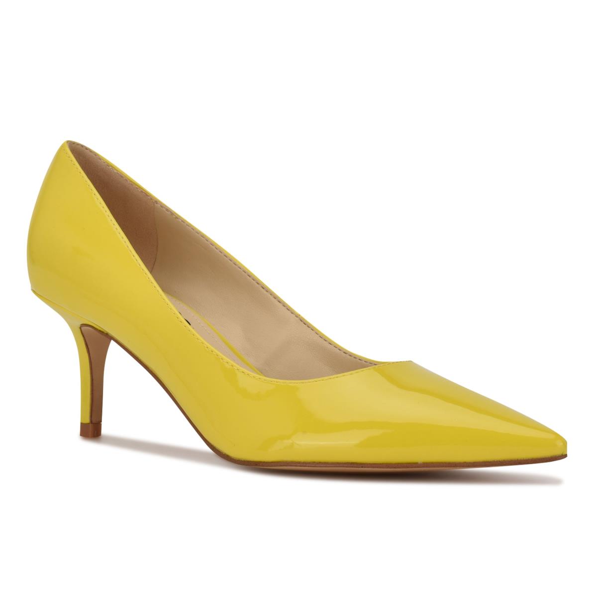 Nine West Arlene Pointy Kappe Gelb | 2675ZJHOL