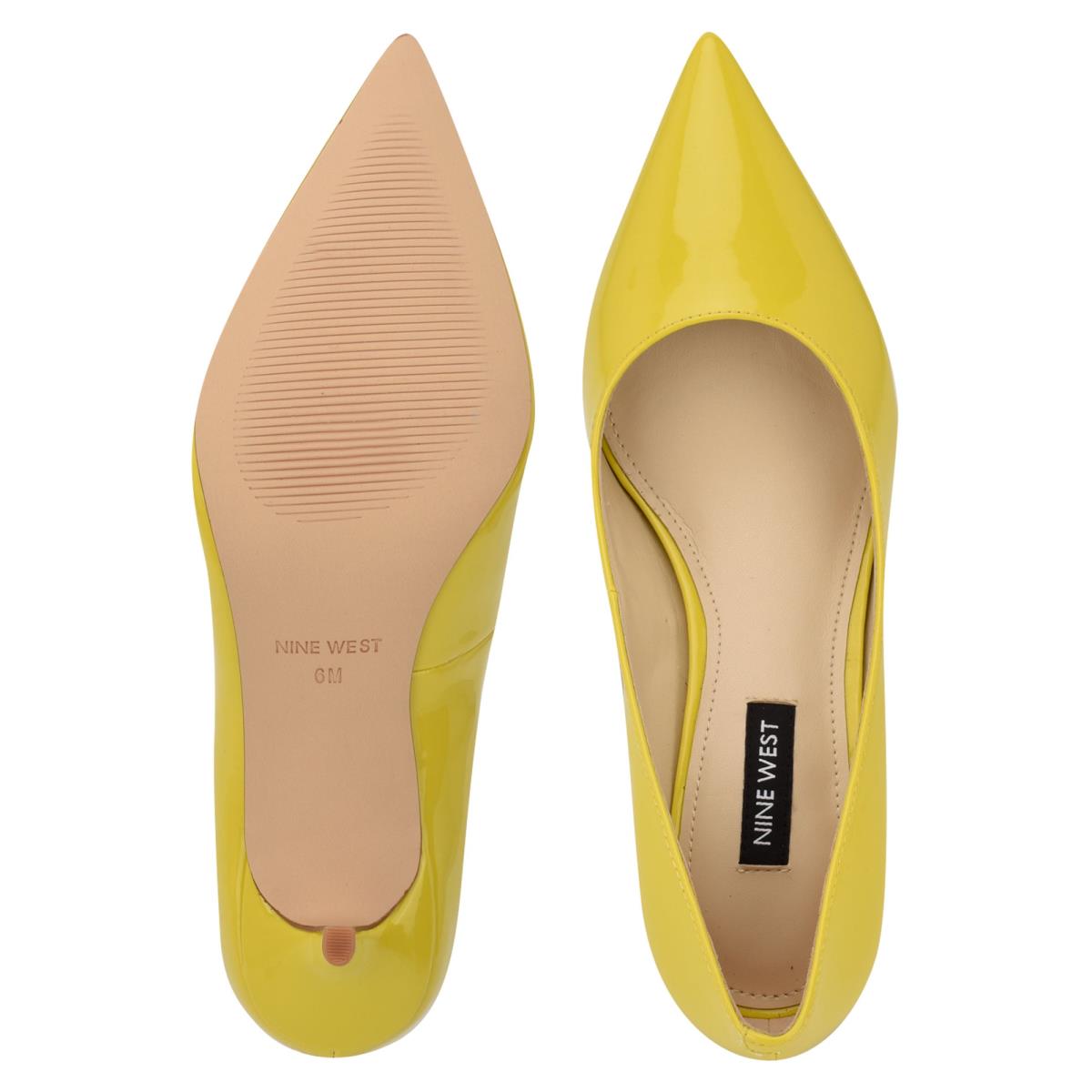 Nine West Arlene Pointy Kappe Gelb | 2675ZJHOL