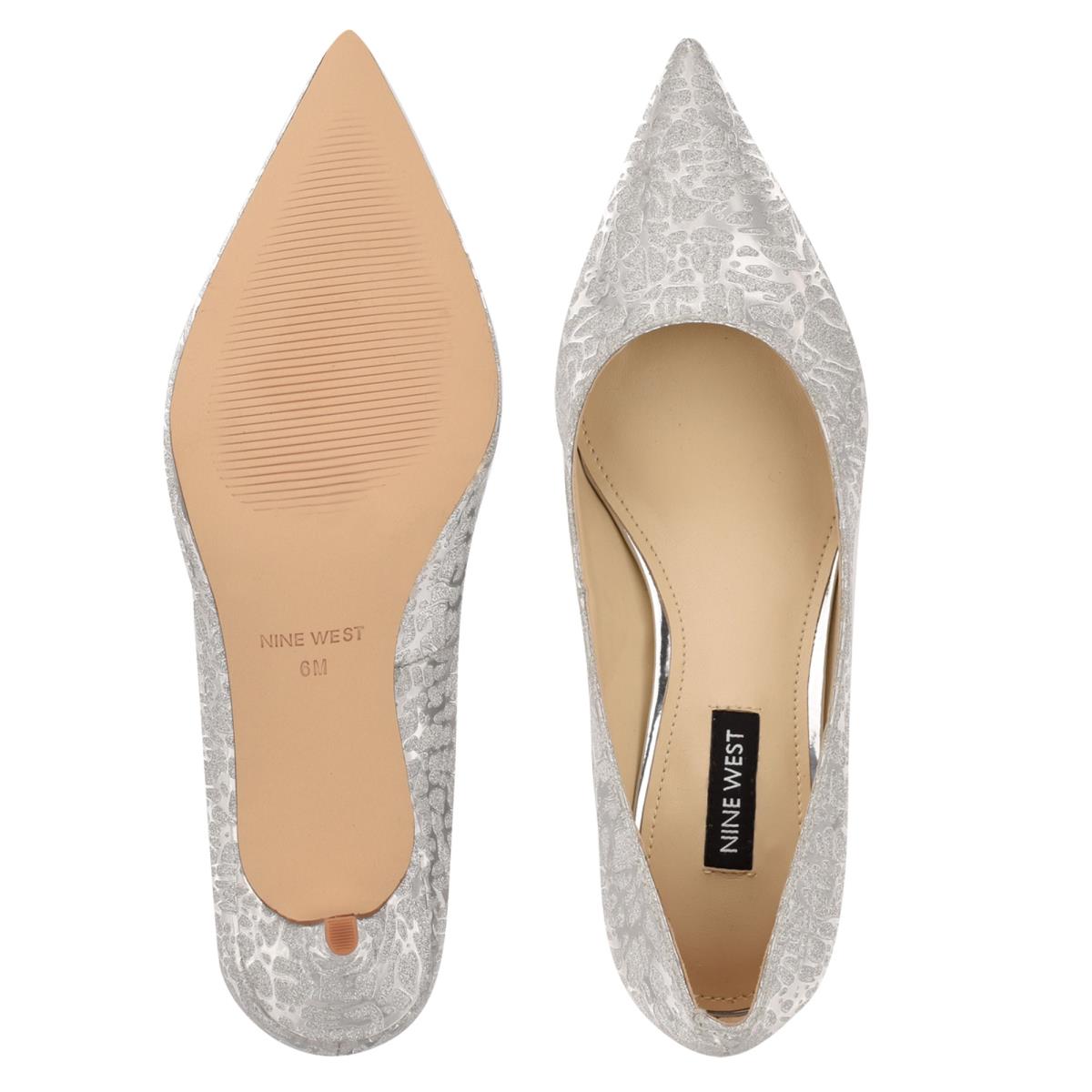 Nine West Arlene Pointy Kappe Silber Leopard | 5672TPCWN