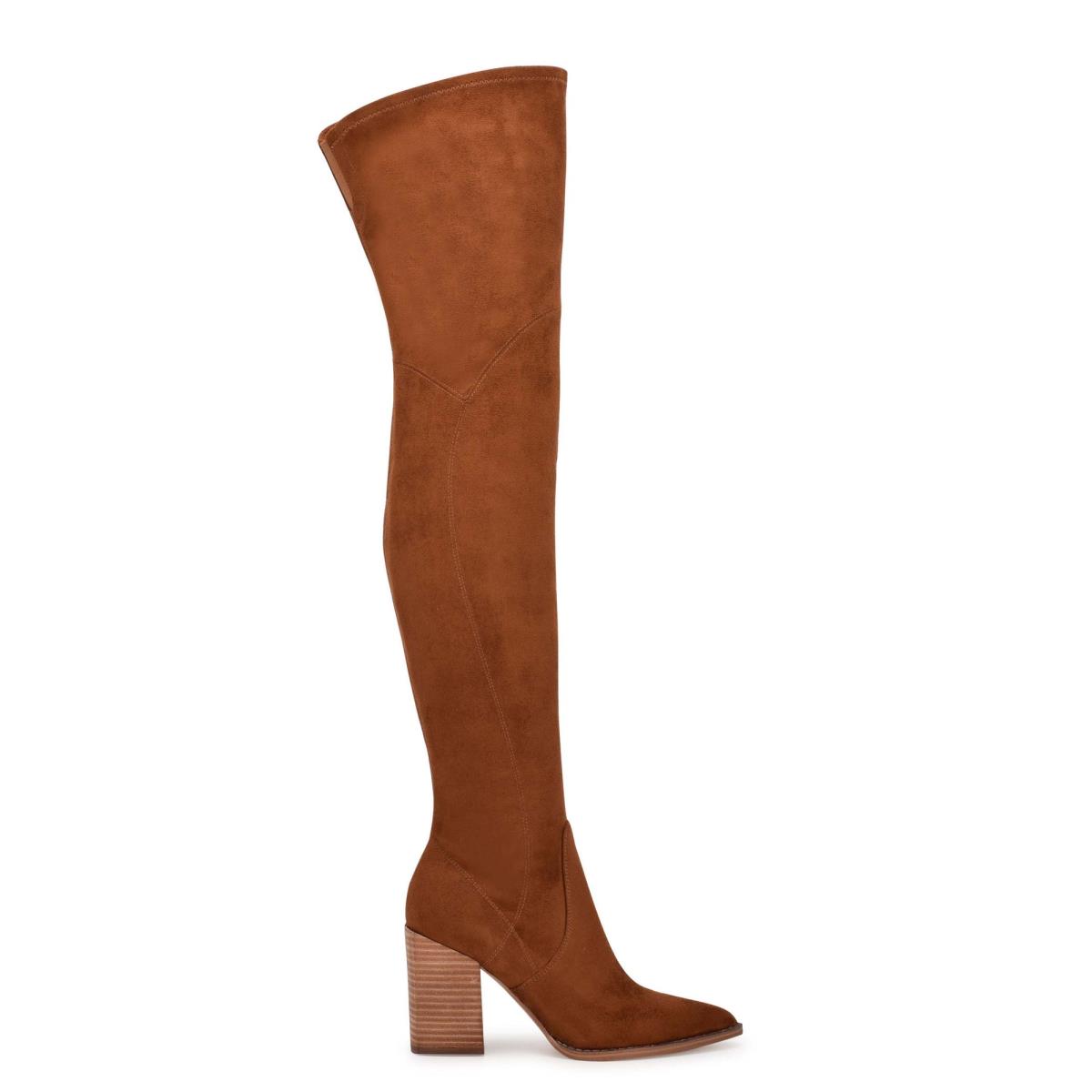 Nine West Barret Over The Knee Braun | 5930TUQIB