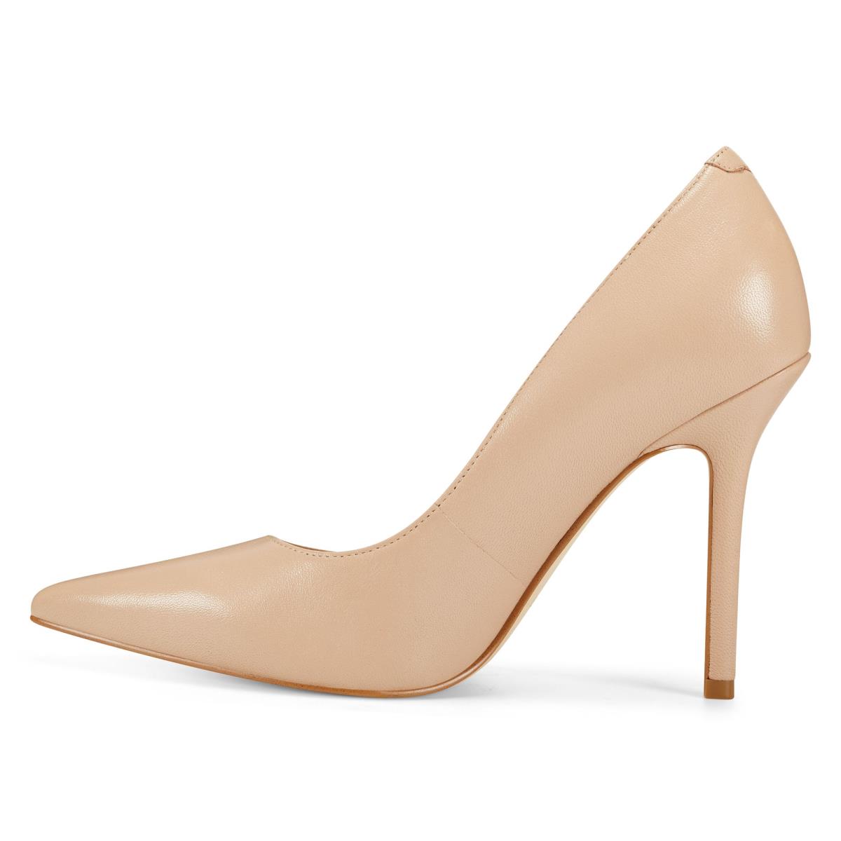 Nine West Bliss Pointy Kappe Hellbeige | 4728KUAGC