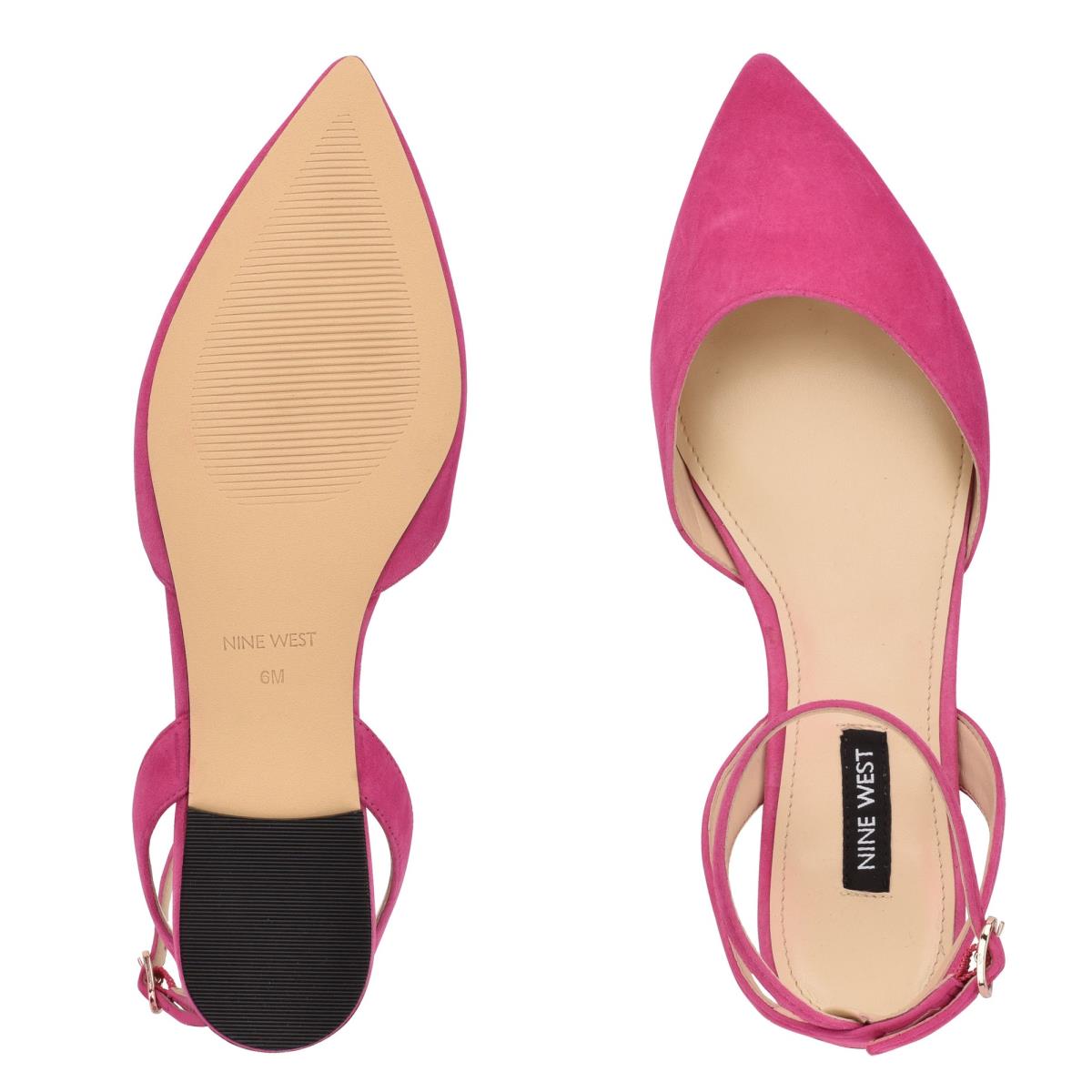 Nine West Briy Pointy Kappe Rosa | 6892LHSRZ