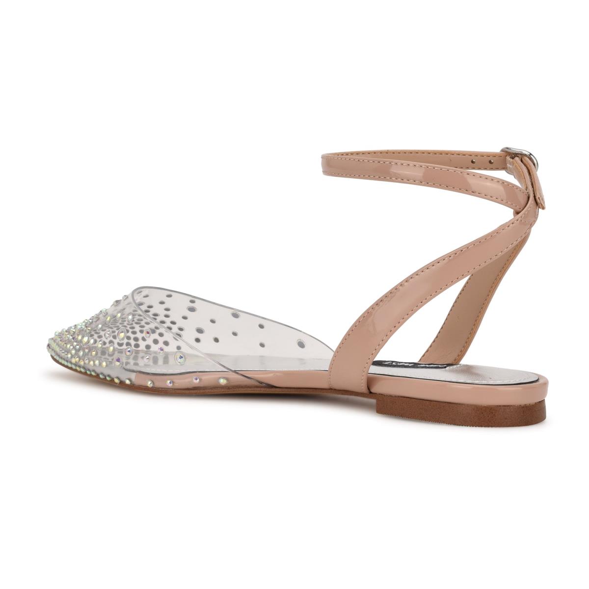 Nine West Briya Pointy Kappe Beige | 7951WESUP