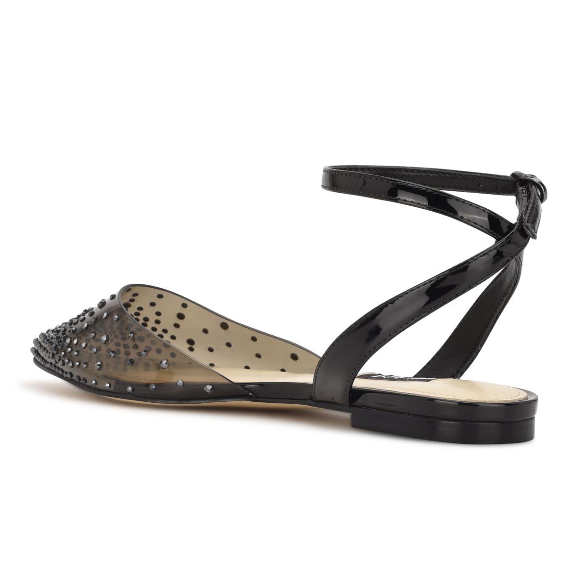 Nine West Briya Pointy Kappe Schwarz | 9375HWSCI