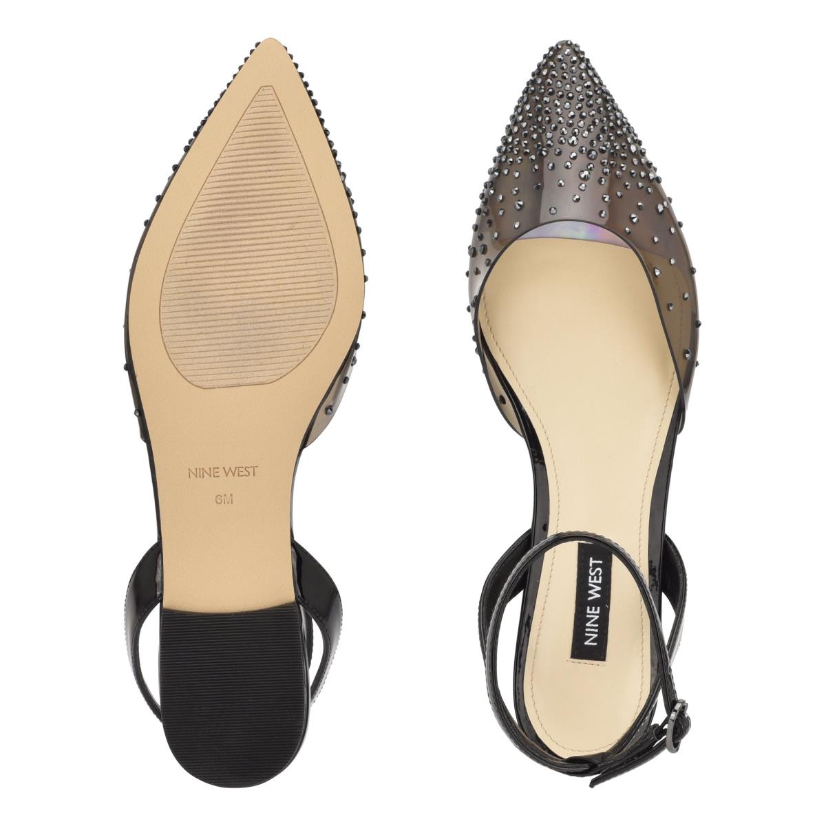 Nine West Briya Pointy Kappe Schwarz | 9375HWSCI