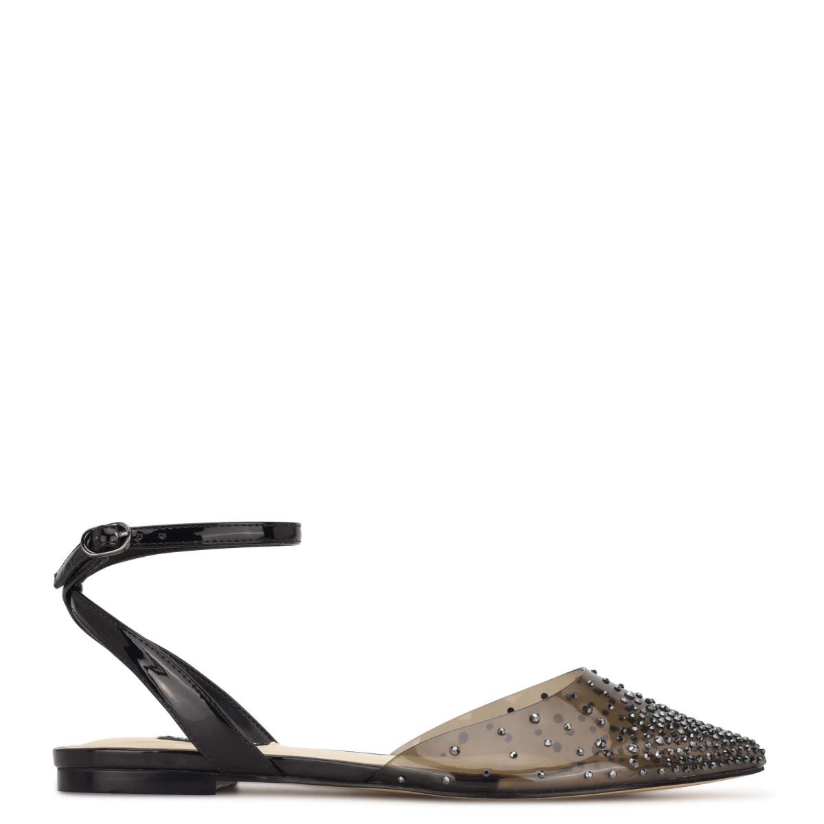 Nine West Briya Pointy Kappe Schwarz | 9375HWSCI