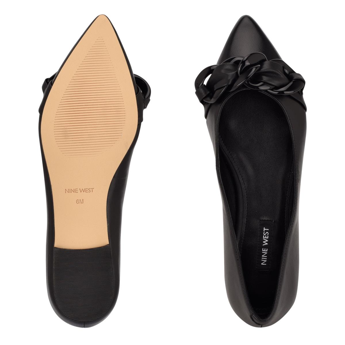 Nine West Buyme Pointy Kappe Schwarz | 1506CNSPV