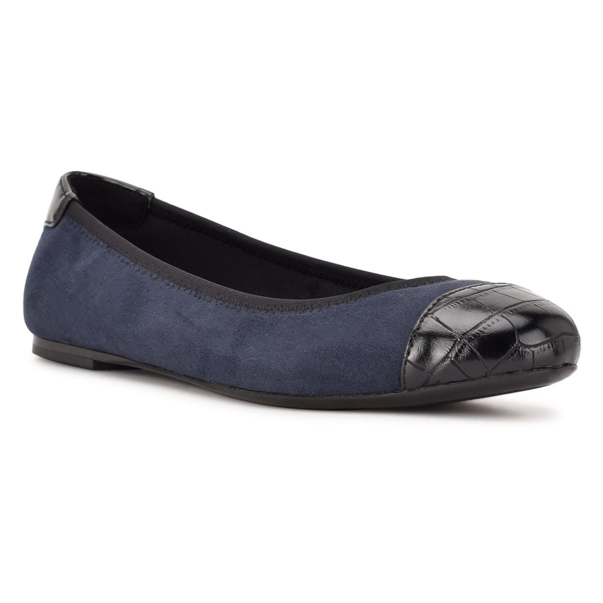 Nine West Capted Ballet Navy | 5071CPRJX