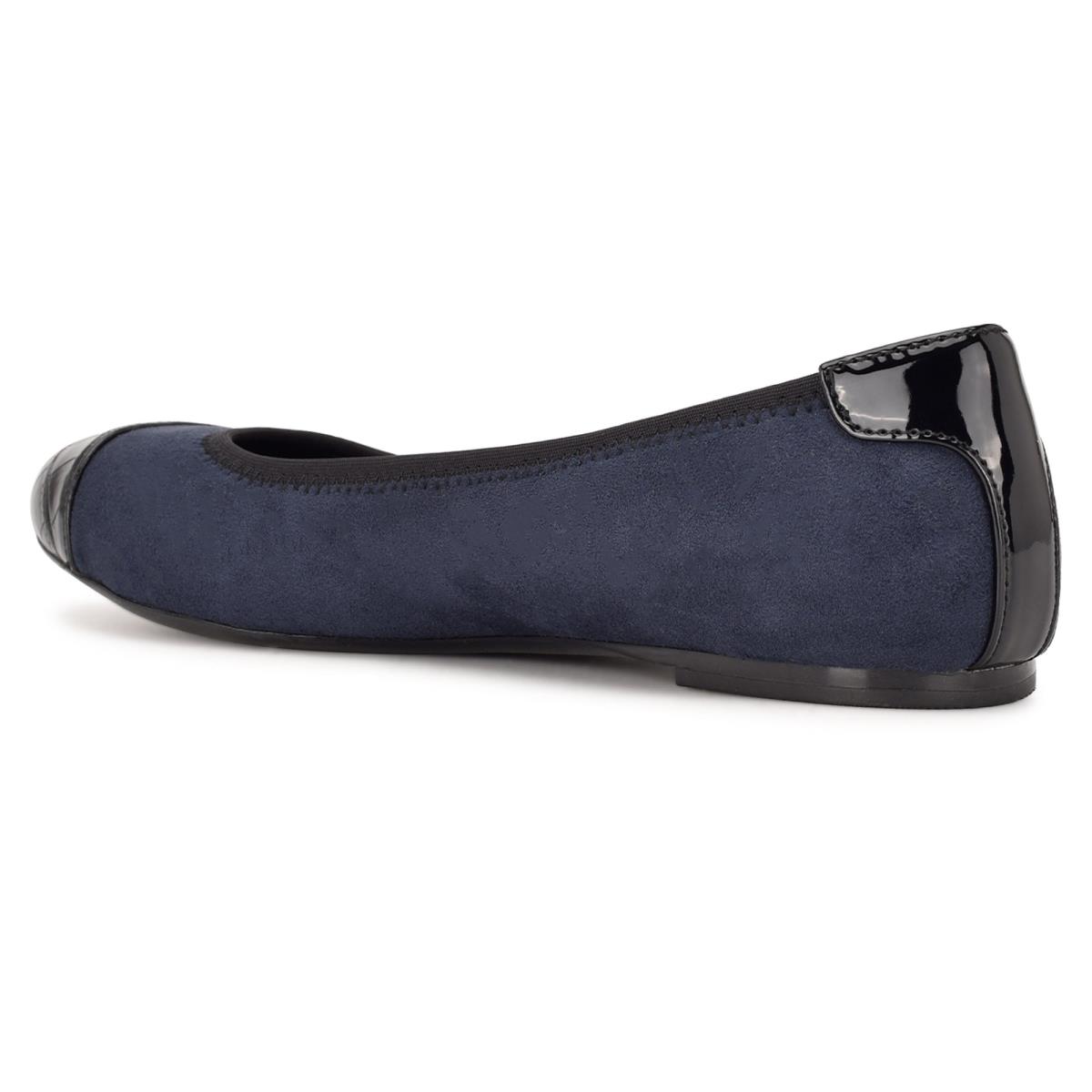 Nine West Capted Ballet Navy | 5071CPRJX