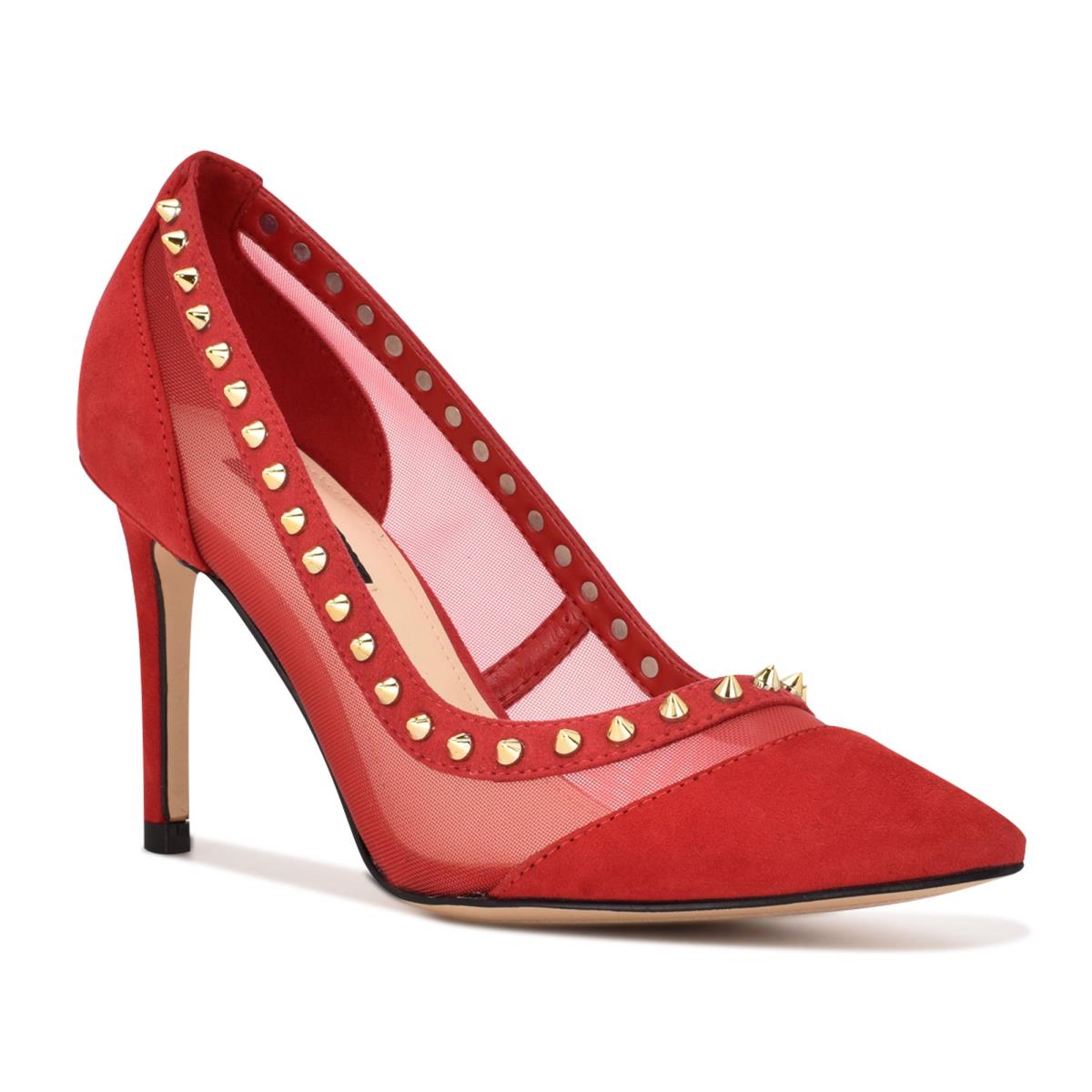 Nine West Erian Pointy Kappe Rot | 8927QRXDC