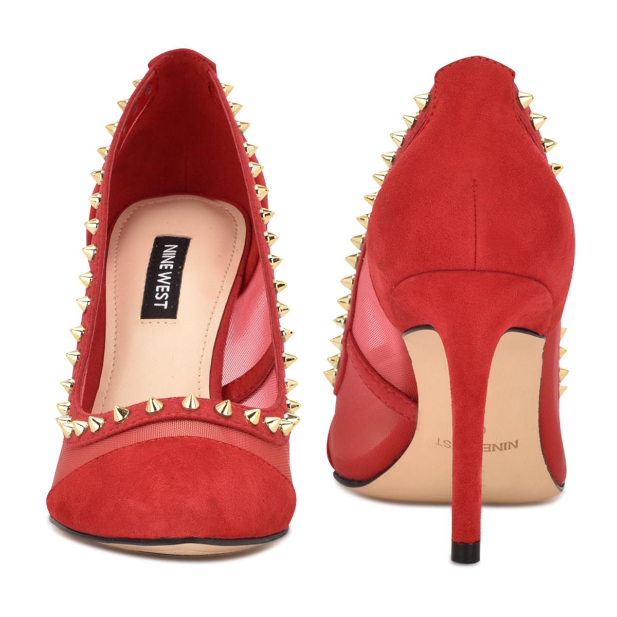 Nine West Erian Pointy Kappe Rot | 8927QRXDC