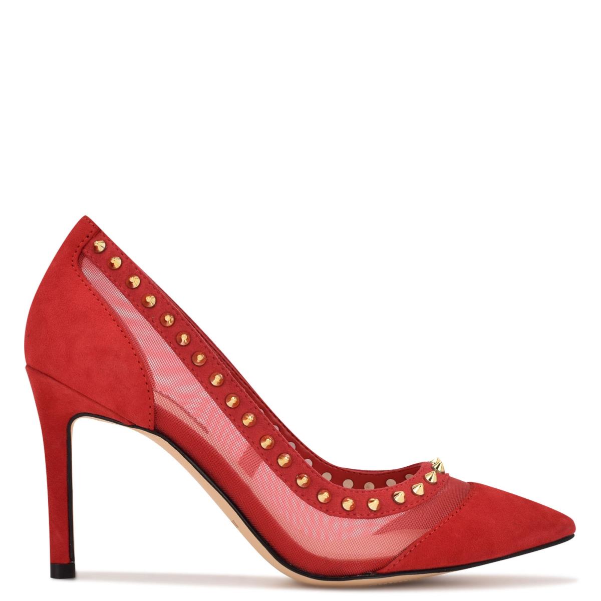 Nine West Erian Pointy Kappe Rot | 8927QRXDC