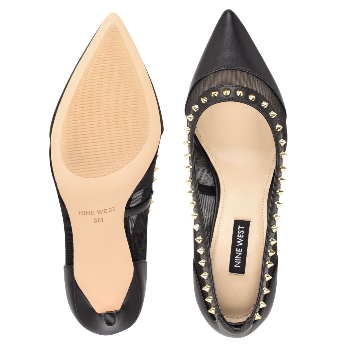 Nine West Erian Pointy Kappe Schwarz | 5263LUWBO