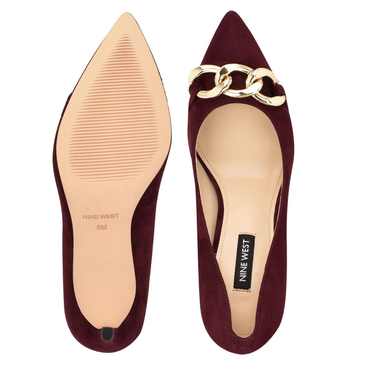 Nine West Ezzie Pointy Kappe Bordeaux | 3681THJKD