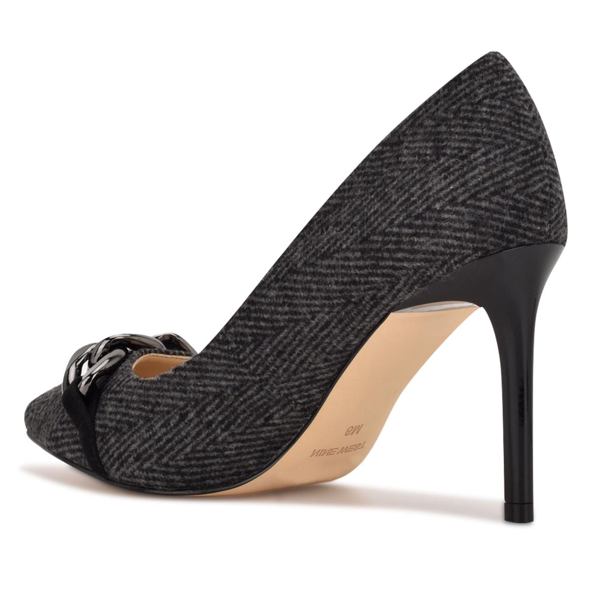 Nine West Ezzie Pointy Kappe Grau | 1072CEBKN