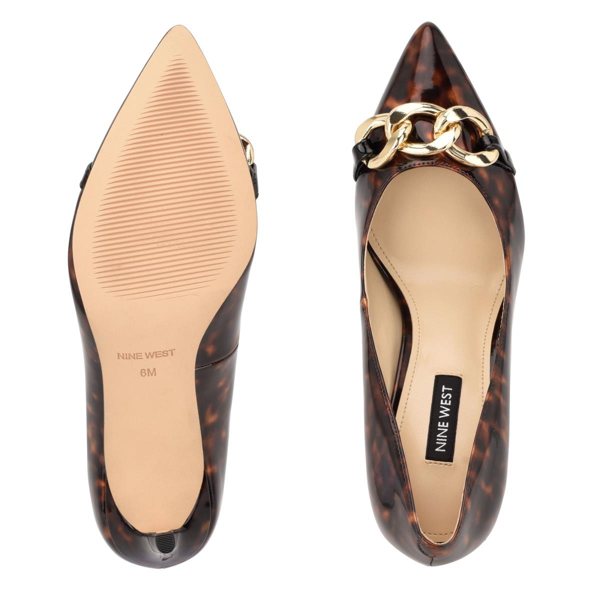 Nine West Ezzie Pointy Kappe Kaffee | 6879ZXRDO