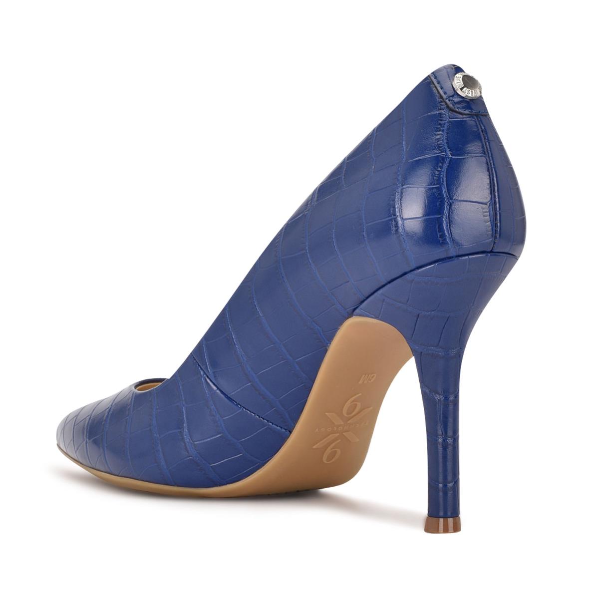 Nine West Fifth 9x9 Pointy Kappe Blau | 5906KSEDL