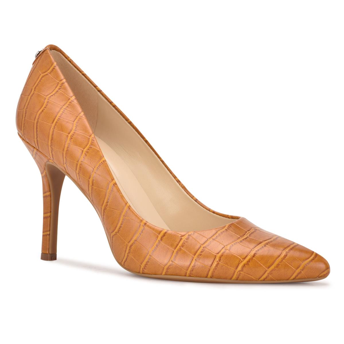 Nine West Fifth 9x9 Pointy Kappe Senfgelb | 7650NUKCS