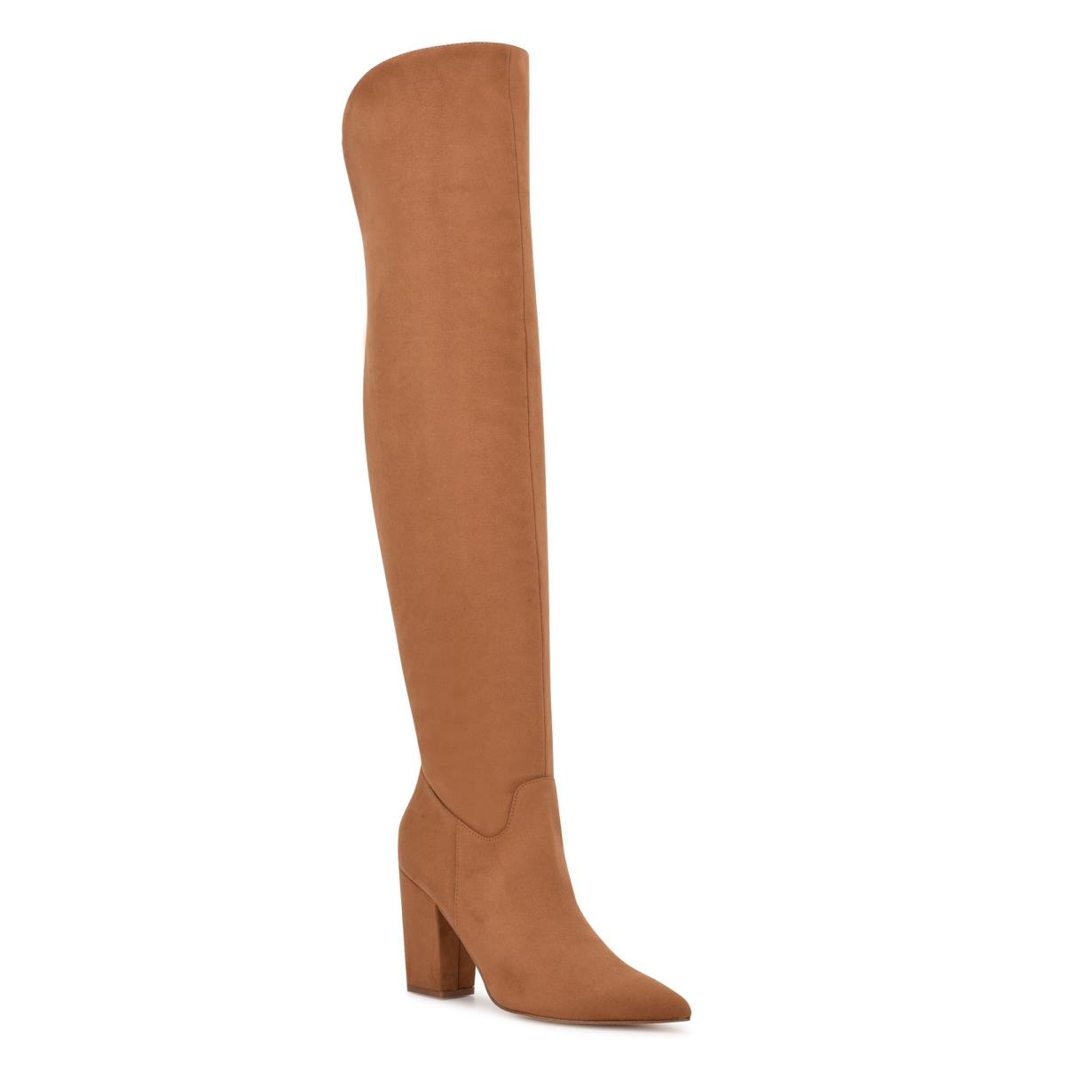 Nine West Goforit Over The Knee Braun | 5914UIJVE