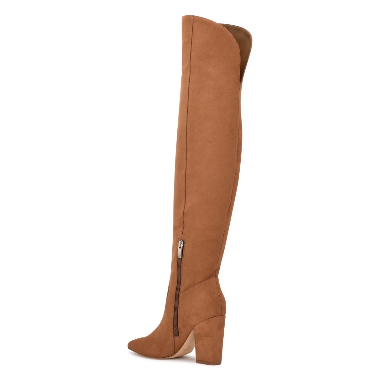 Nine West Goforit Over The Knee Braun | 5914UIJVE