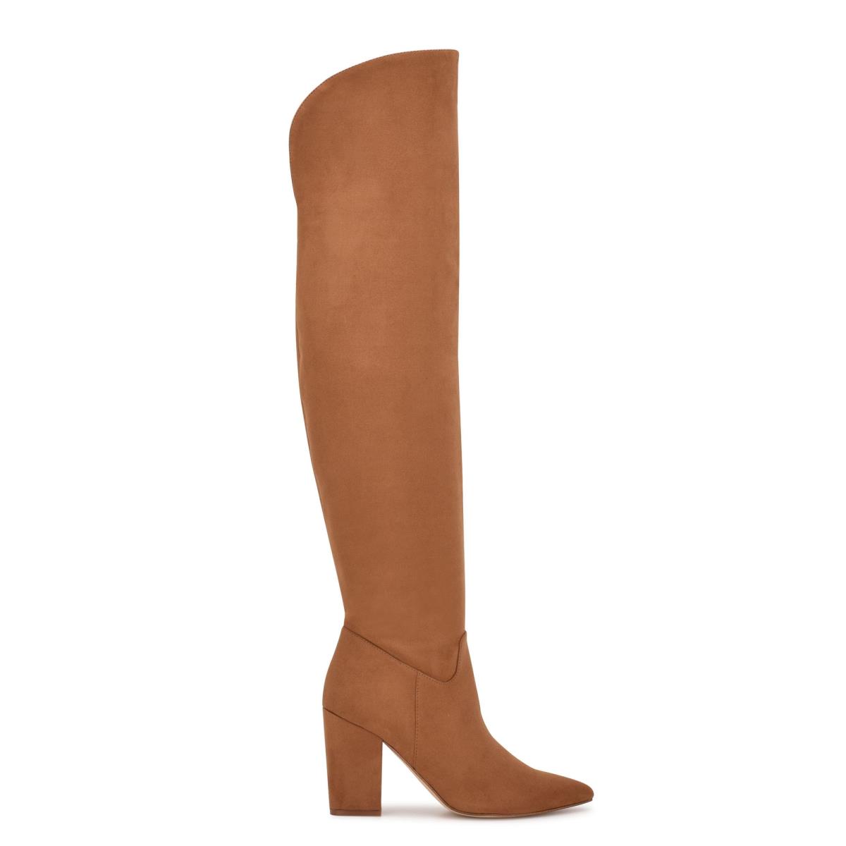 Nine West Goforit Over The Knee Braun | 5914UIJVE