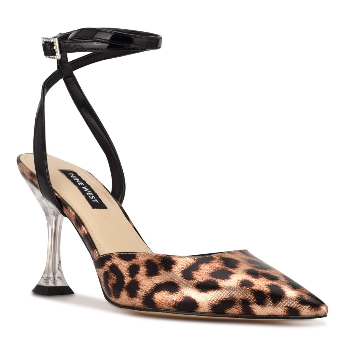 Nine West Harlowe Ankle Riemen Leopard | 6402OSZVJ