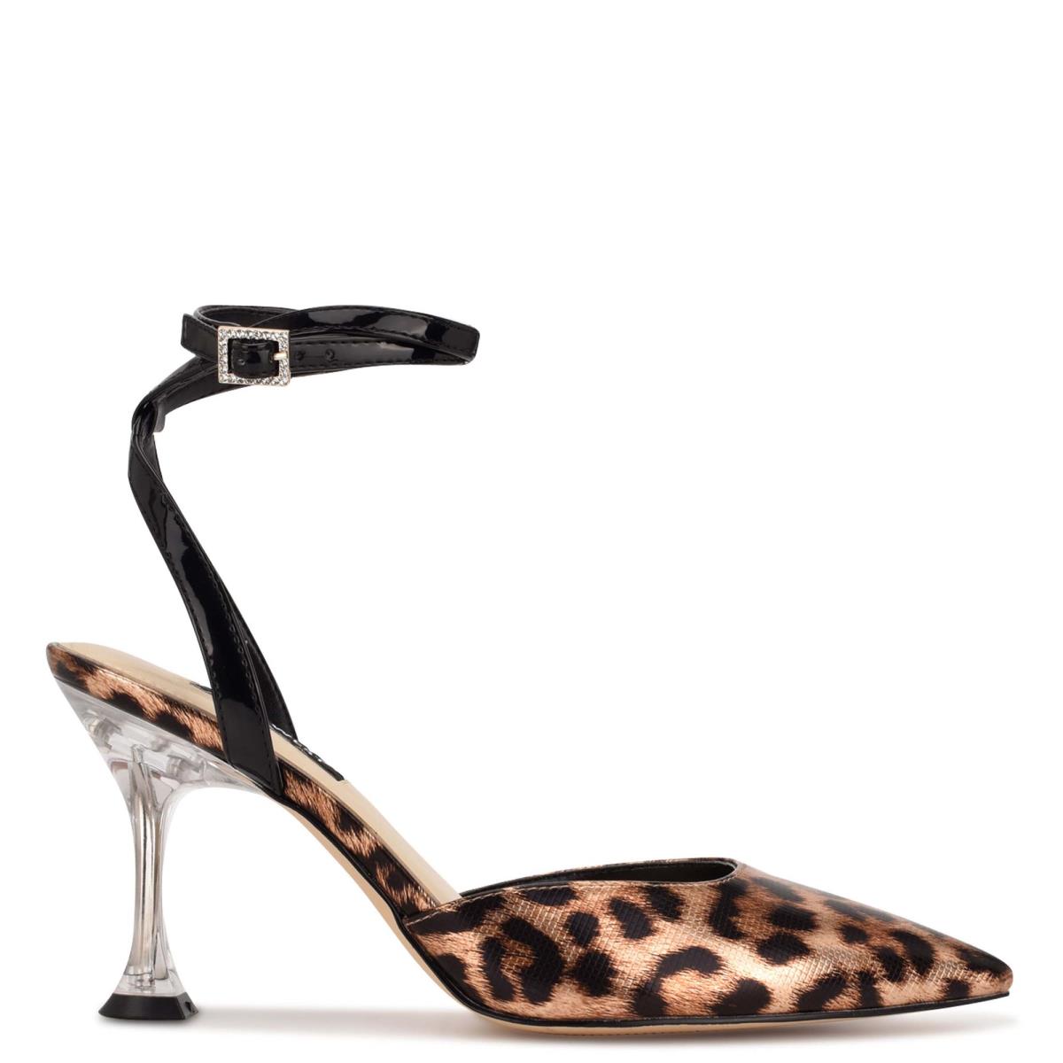 Nine West Harlowe Ankle Riemen Leopard | 6402OSZVJ