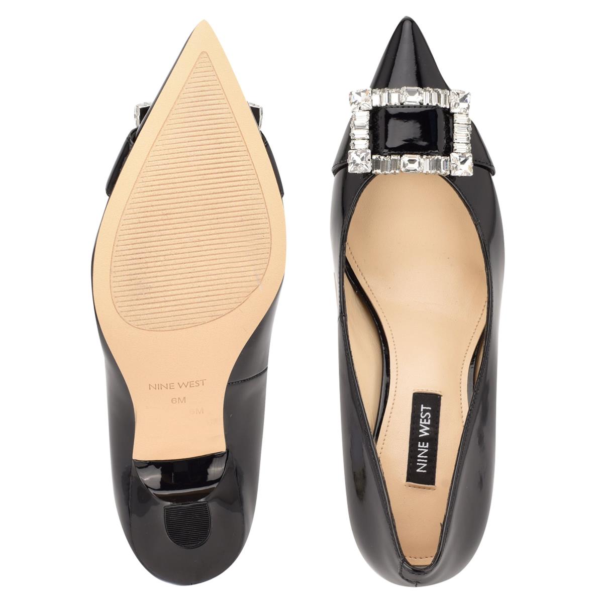 Nine West Helyn Pointy Kappe Schwarz | 5069MCINP