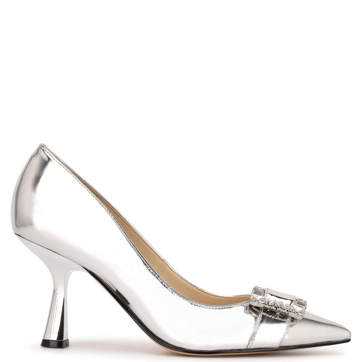 Nine West Helyn Pointy Kappe Silber | 7581HPNXM