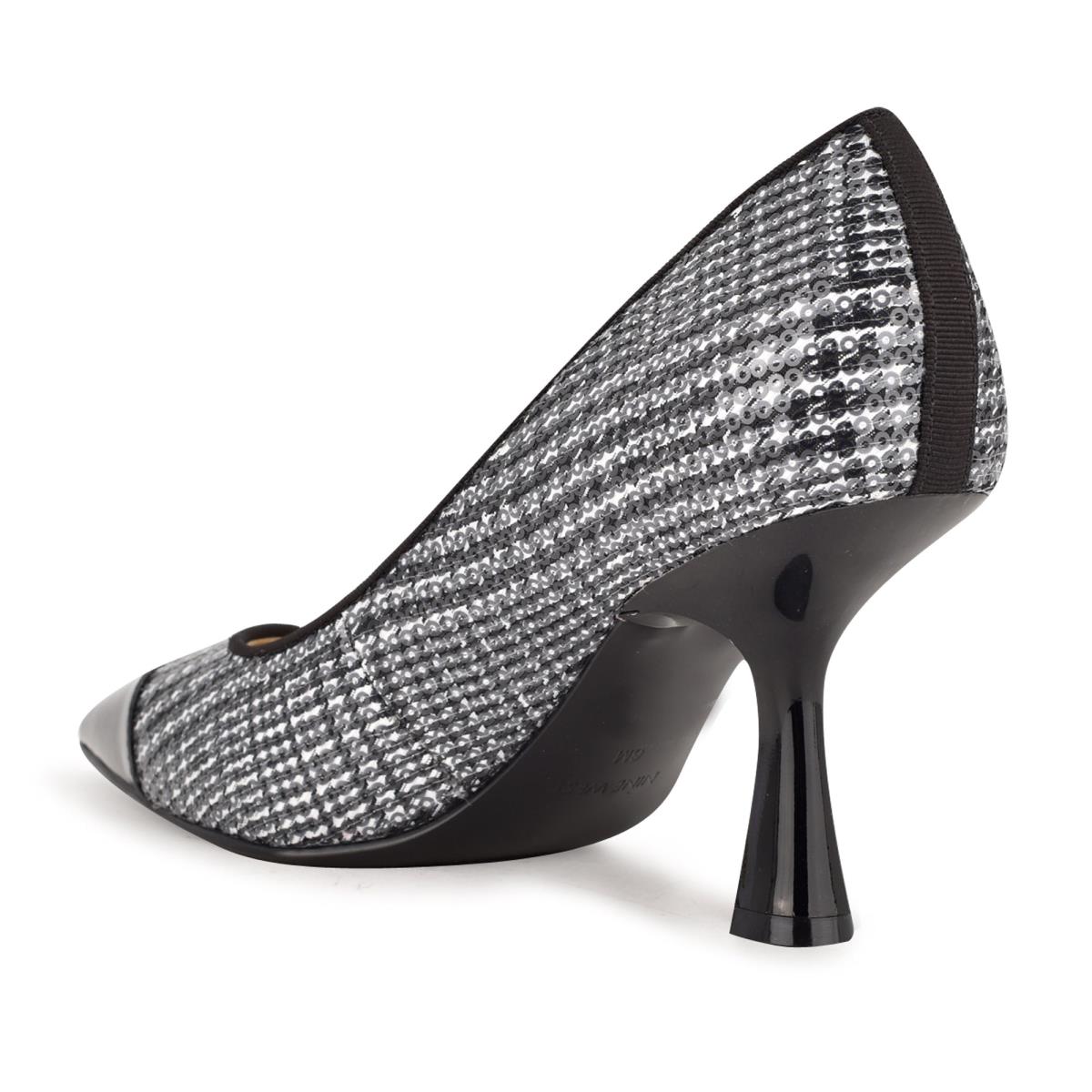 Nine West Hippa Pointy Kappe Schwarz | 4153AZTYU