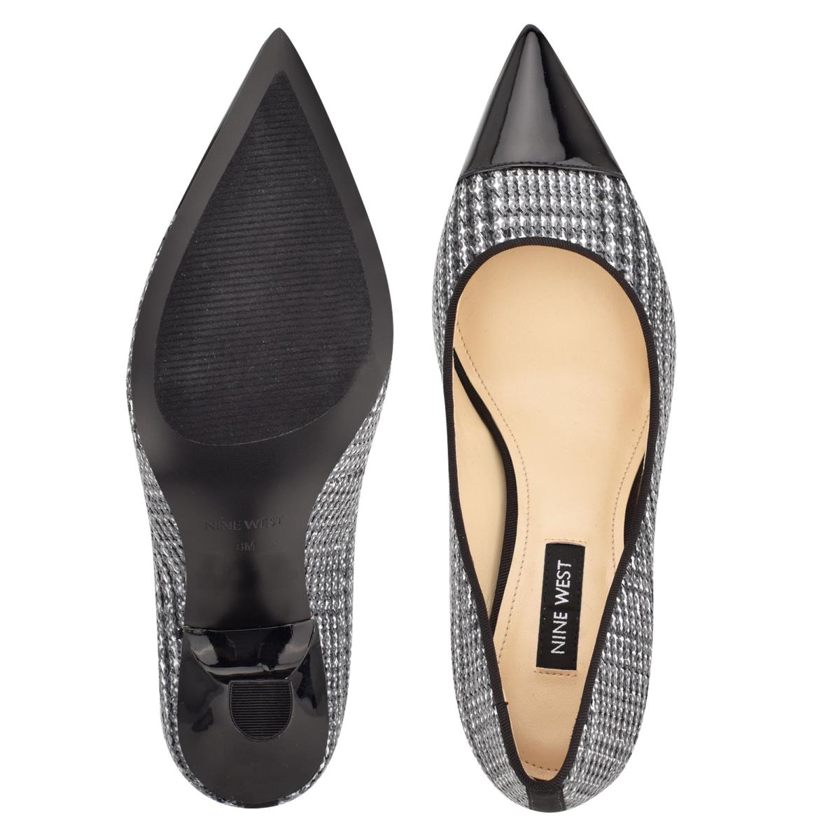 Nine West Hippa Pointy Kappe Schwarz | 4153AZTYU