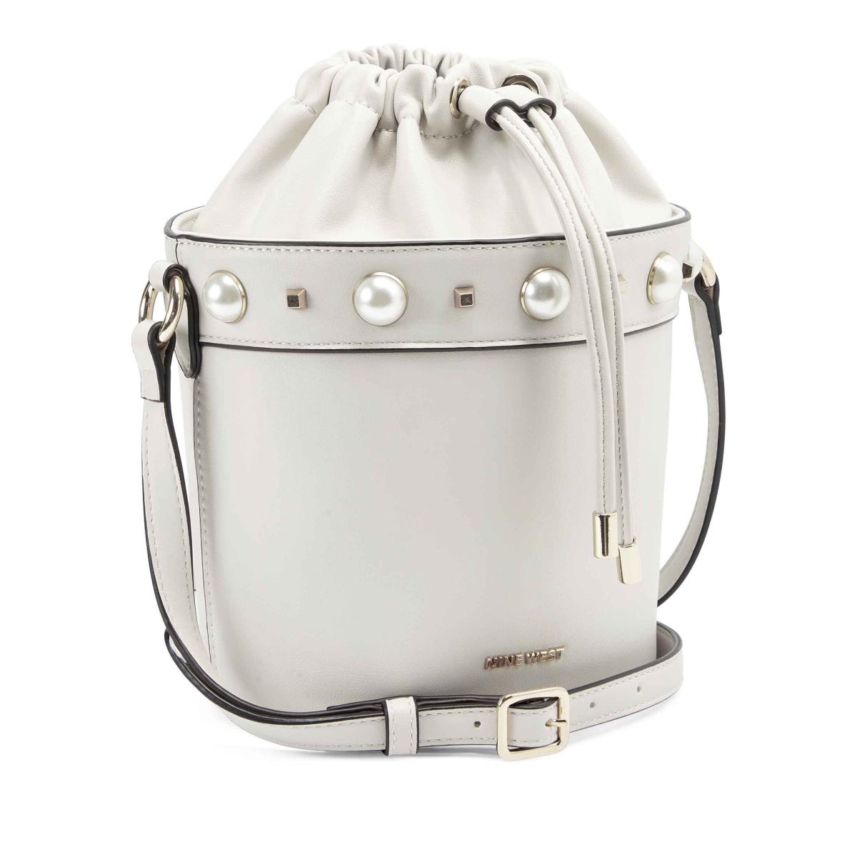 Nine West Laylin Drawstring Bucket Weiß | 9587YLIZO