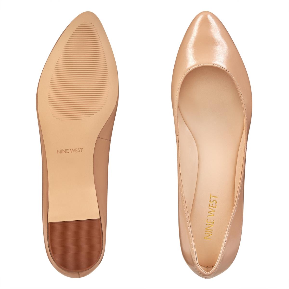 Nine West Speakup Almond Kappe Beige | 7605ARKOB