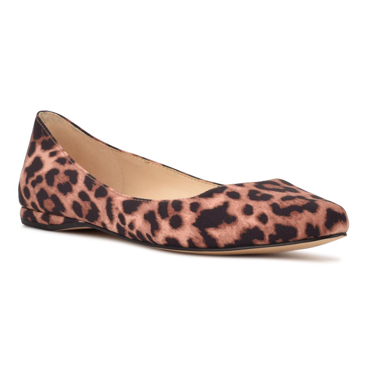 Nine West Speakup Almond Kappe Leopard | 9841MKWZO