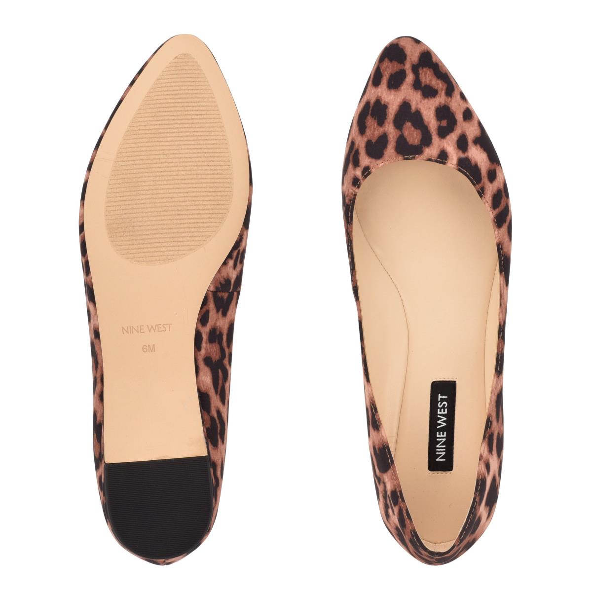 Nine West Speakup Almond Kappe Leopard | 9841MKWZO